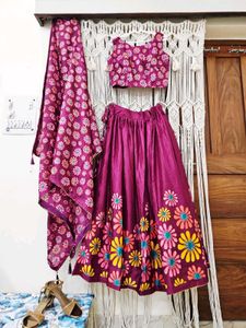 Floral Lehenga Choli Set