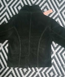 Stylish Black Corduroy Jacket