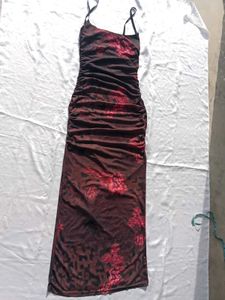 Brand New (Newme) Abstract Printed Maxi Dress