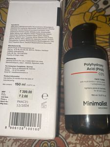 Minimalist PHA Toner