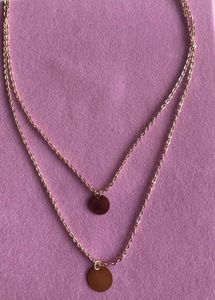 Gold Coin Double chain
