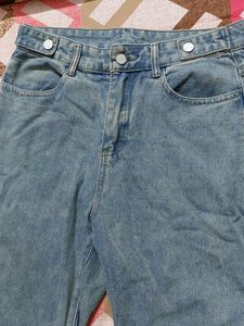 Light Blue Straight Fit Jeans