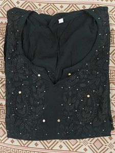 Elegant Black Kurta