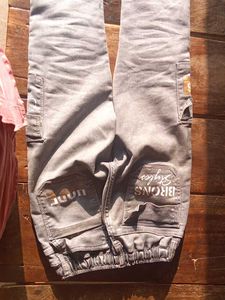 Boys Grey Cargo Pants