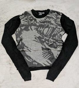 Armani exchange Abstract Print Long Sleeve Top