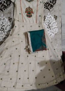 Elegant Embroidered Anarkali Suit