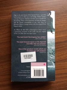 For Whom The Bell Tolls by Ernest Hemingway