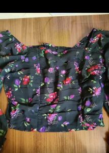 Tokyo Talkies Casual Fit Polyester Printed Black