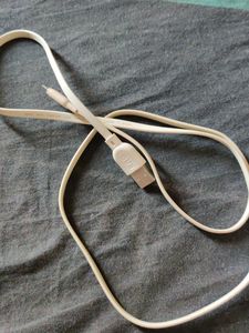 2 Data And Charging Cables(1 White Big+Grey Small)