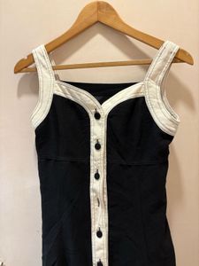 Vintage Black &amp; White Mini Dress