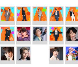 BTS Polaroid Photos + Freebie (Pack of 11) RANDOM