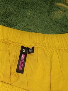 Yellow Off-Shoulder Top