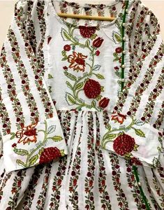 Anarkali Floral Slit Kurti