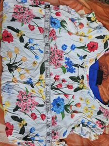 Floral Print Layered Top