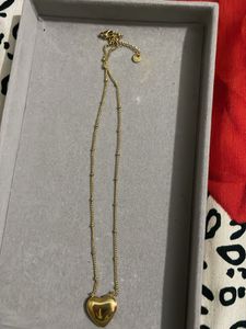 Chunky Heart Anti Tarnish Necklace