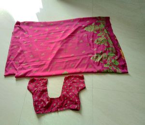 Silk Saree + Blouse 🌟