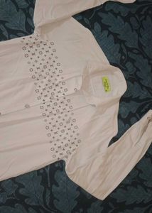 white designer men shirt