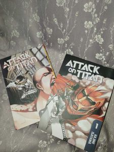 ATTACK ON TITAN MANGA volume 1&2