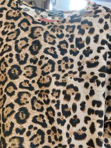 Tiger Print Top