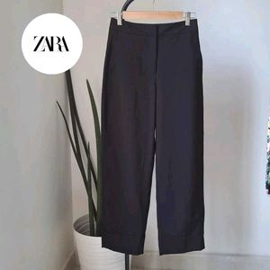 ZARA Black Wide Leg Pants