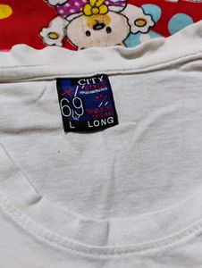 Full Sleeve White T-Shirt For Men Casual 🤍