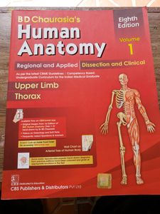 BD Chaurasia Anatomy Books Set + IB SINGH EMBROLOGY