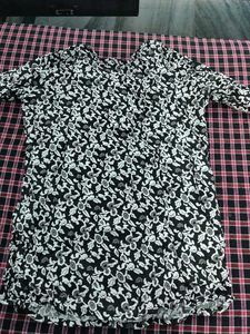 Floral Print Tunic Top