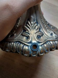 White Metal Cast Antique Flemish