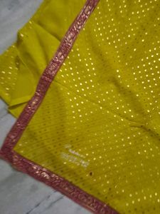 New Saree Light Yellowish