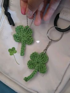 ♡₊˚ Clover key chain 🤍・₊✧