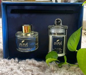 Candle And Diffuser Gift Set (Blue Sage & Lavender