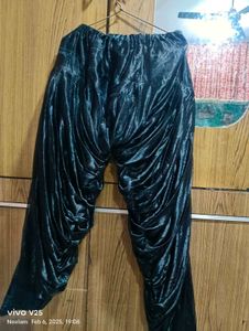 Black Shimmer Patiala Salwar