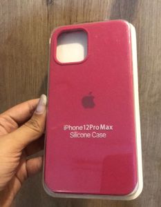 IPhone 12 Pro Max Wine Red Silicone Cover