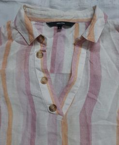Striped Pole Top With Coller