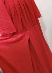 Elegant Red Maxi Dress