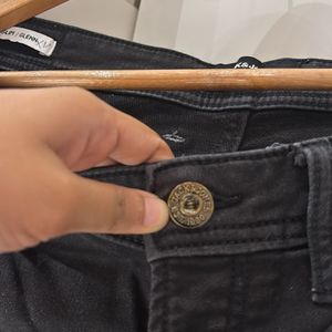 Stylish Black Denim Jeans