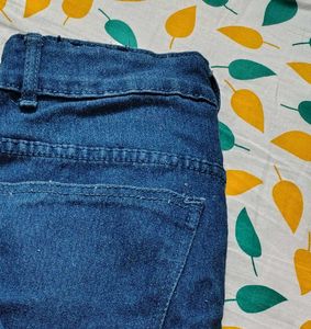 Dark Blue Straight Jeans