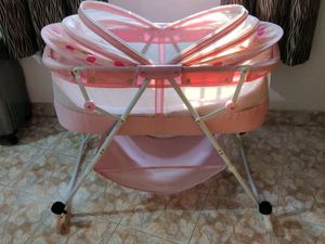 Bassinet Cum Rocker With Storage Basket