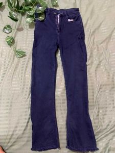 Dark Blue Boot Cut Jeans