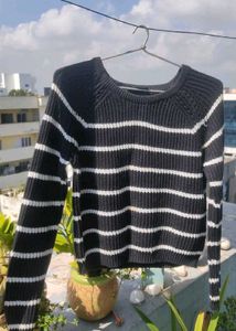 Striped Knit Sweater
