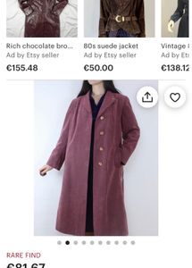 Ultrasued Trench Coat