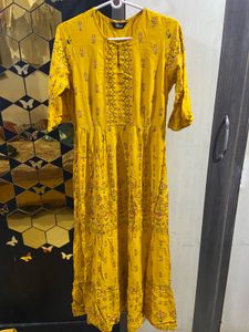 Indya Long Yellow Kurta