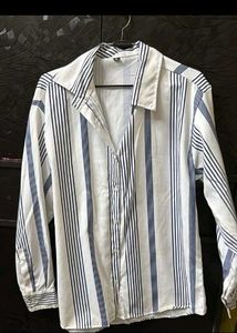 Striped Button-Down Shirt