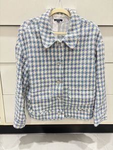 Kiabi Blue tweed coat
