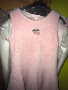 Cute Pink Sleeveless Dress