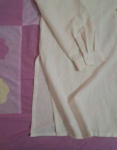 Shein Cream Button-Down Shirt and Pant