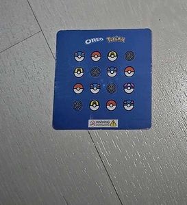 Cadbury oreo pokemon card sandshrew freebie