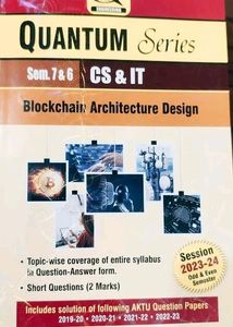 Blockchain AKTU Quantum Book