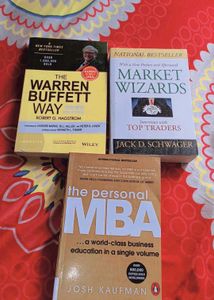 Warren Buffett+ Personal Mba+ Market Wizards Book