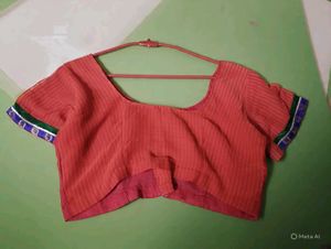 Elegant Yellow red &amp; Orange triple shade Saree